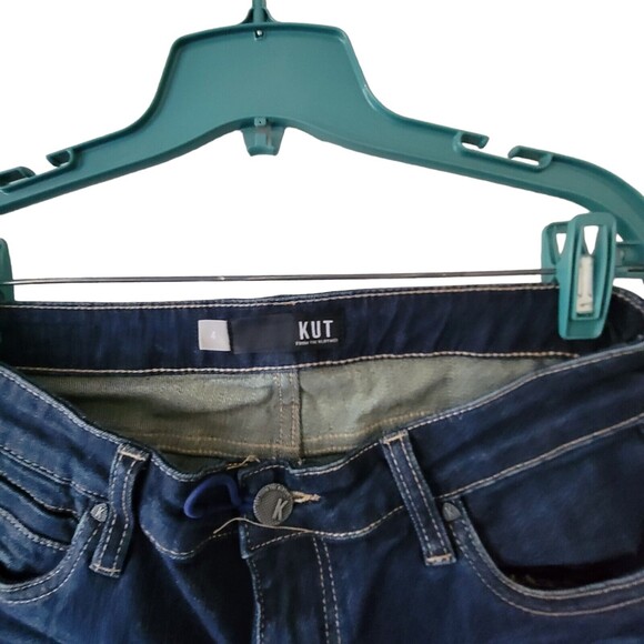 Kut From The Kloth Jeans Catherine Boyfriend Mid Rise‎ Denim Blue Size 4 - Picture 5 of 6